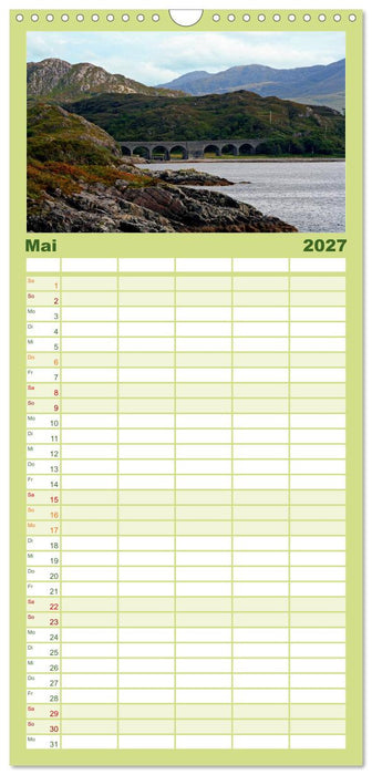 Western Highlands - Schottland (CALVENDO Familienplaner 2027)