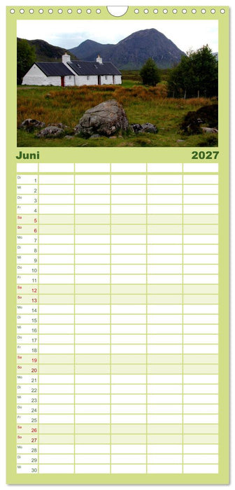 Western Highlands - Schottland (CALVENDO Familienplaner 2027)