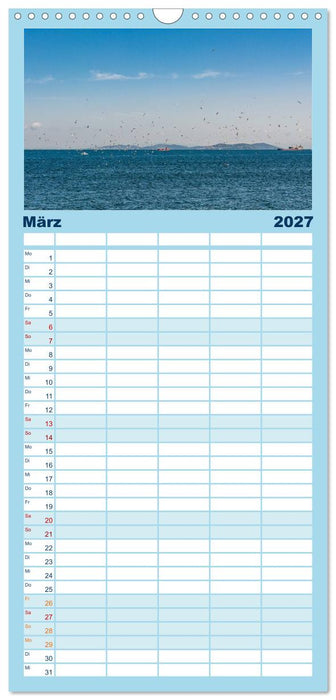 Istanbul - Stadt am Bosporus (CALVENDO Familienplaner 2027)