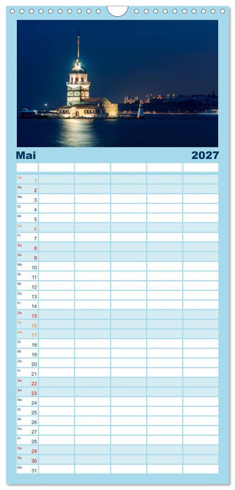Istanbul - Stadt am Bosporus (CALVENDO Familienplaner 2027)