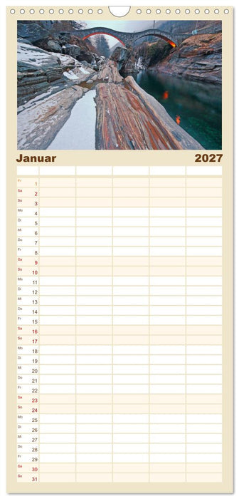 Lago Maggiore (CALVENDO Familienplaner 2027)