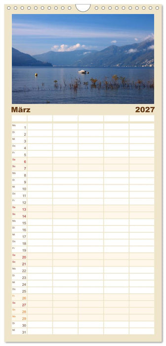 Lago Maggiore (CALVENDO Familienplaner 2027)
