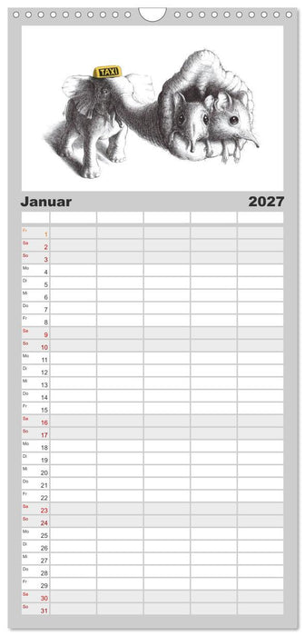 TIERONISCH (CALVENDO Familienplaner 2027)