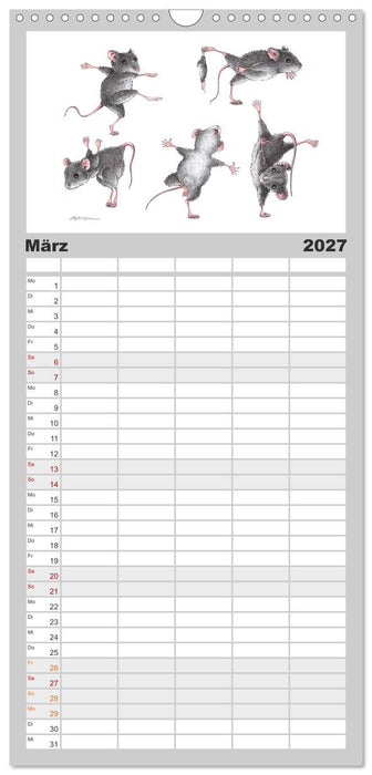 TIERONISCH (CALVENDO Familienplaner 2027)