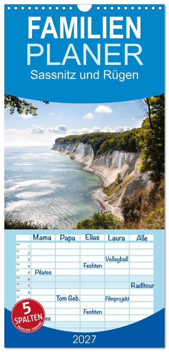 Sassnitz und Rügen (CALVENDO Familienplaner 2027)