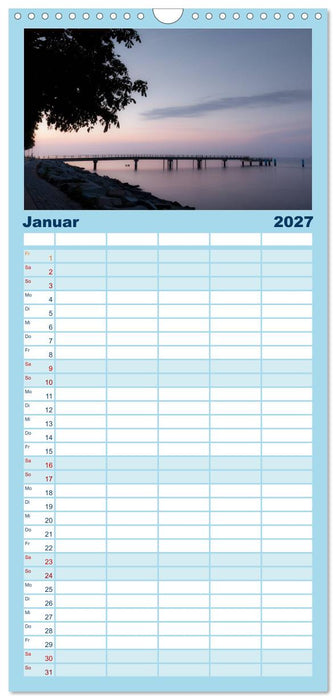 Sassnitz und Rügen (CALVENDO Familienplaner 2027)