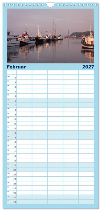 Sassnitz und Rügen (CALVENDO Familienplaner 2027)