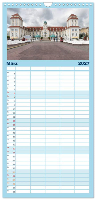 Sassnitz und Rügen (CALVENDO Familienplaner 2027)