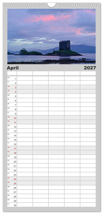 Schottland (CALVENDO Familienplaner 2027)