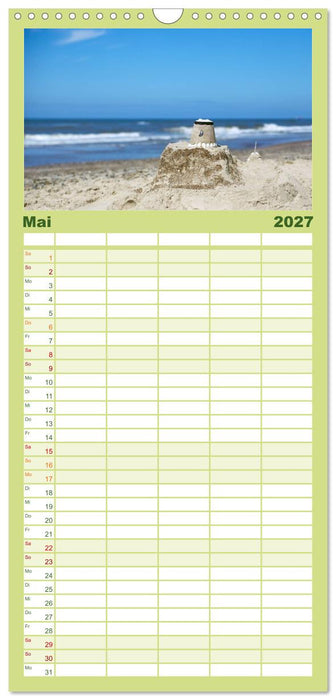 Dänemarks Nordseeküste (CALVENDO Familienplaner 2027)