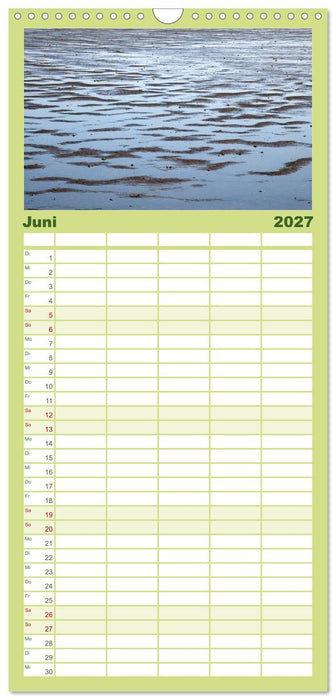 Dänemarks Nordseeküste (CALVENDO Familienplaner 2027)