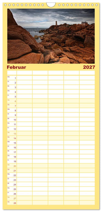 Farben der Bretagne (CALVENDO Familienplaner 2027)