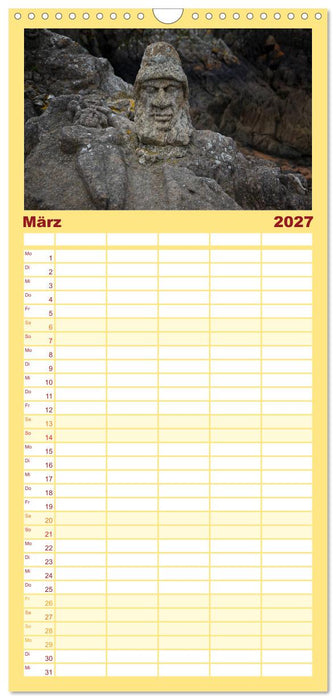Farben der Bretagne (CALVENDO Familienplaner 2027)