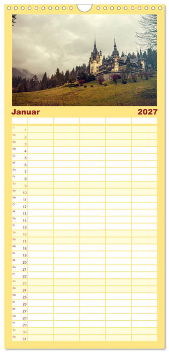 Rumänien Kultur - Menschen - Natur (CALVENDO Familienplaner 2027)
