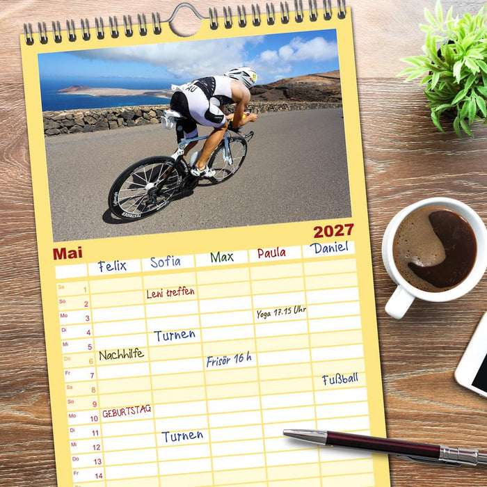 TRIATHLON (CALVENDO Familienplaner 2027)