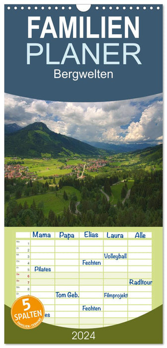 Bergwelten (CALVENDO Familienplaner 2027)