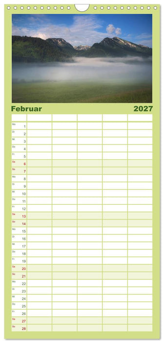 Bergwelten (CALVENDO Familienplaner 2027)