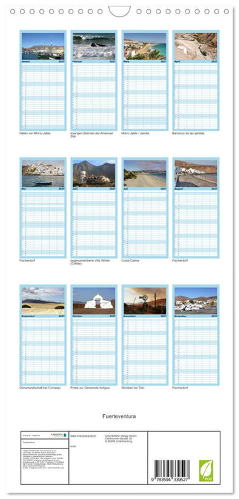 Fuerteventura (CALVENDO Familienplaner 2027)