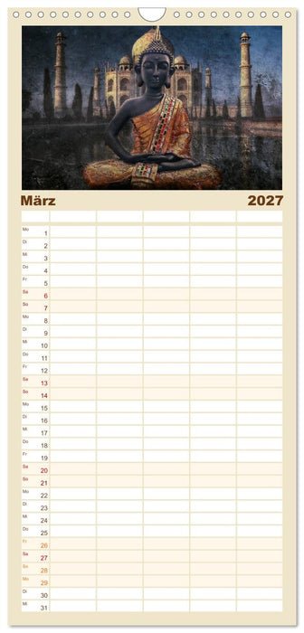All U Buddhas (CALVENDO Familienplaner 2027)