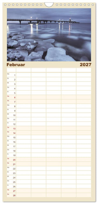 Usedomfotos (CALVENDO Familienplaner 2027)