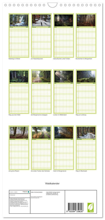 Waldkalender (CALVENDO Familienplaner 2027)
