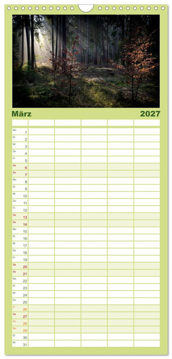 Waldkalender (CALVENDO Familienplaner 2027)