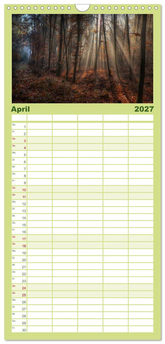 Waldkalender (CALVENDO Familienplaner 2027)
