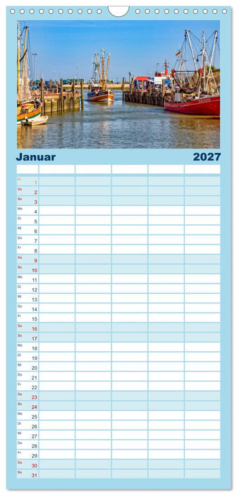 Reise an die Nordsee - Neuharlingersiel (CALVENDO Familienplaner 2027)