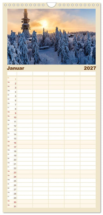 Zauberhaftes Fichtelgebirge (CALVENDO Familienplaner 2027)