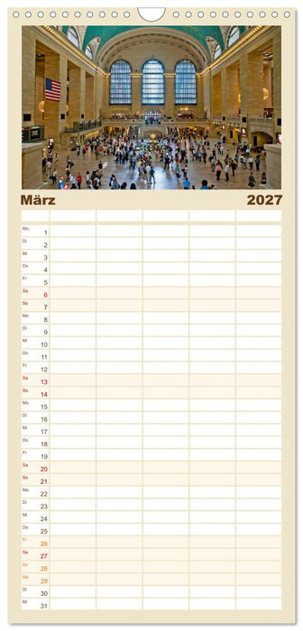 Ansichten einer Stadt: New York (CALVENDO Familienplaner 2027)
