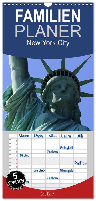 New York City (CALVENDO Familienplaner 2027)