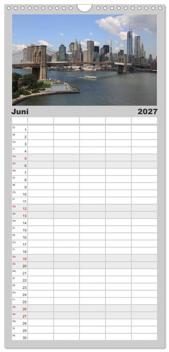 New York City (CALVENDO Familienplaner 2027)