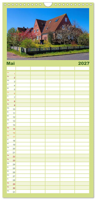 Langeoog - Schönste Insel Ostfrieslands (CALVENDO Familienplaner 2027)