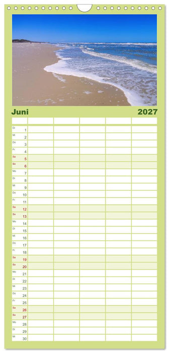 Langeoog - Schönste Insel Ostfrieslands (CALVENDO Familienplaner 2027)