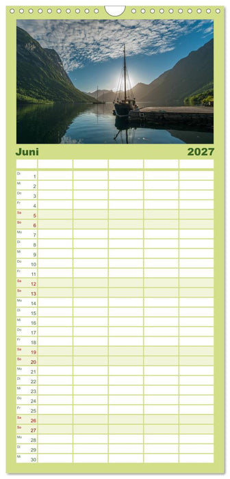 Norwegen (CALVENDO Familienplaner 2027)