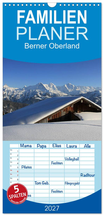 Berner Oberland (CALVENDO Familienplaner 2027)