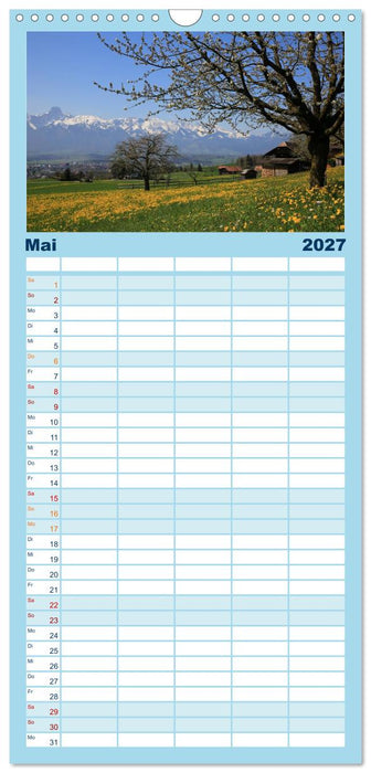 Berner Oberland (CALVENDO Familienplaner 2027)