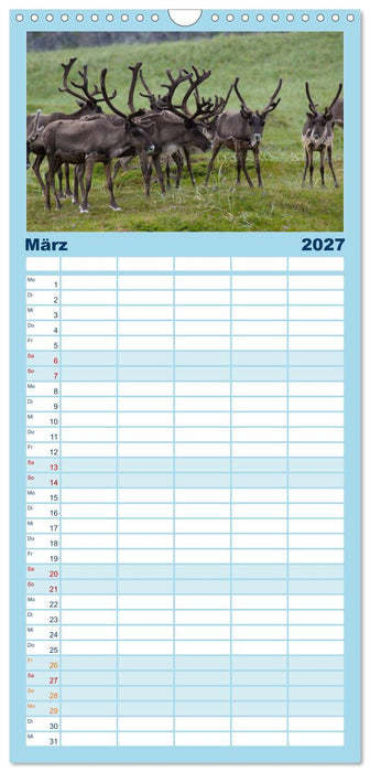 Lappland (CALVENDO Familienplaner 2027)