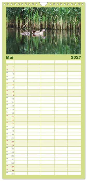 Welt der Tiere (CALVENDO Familienplaner 2027)