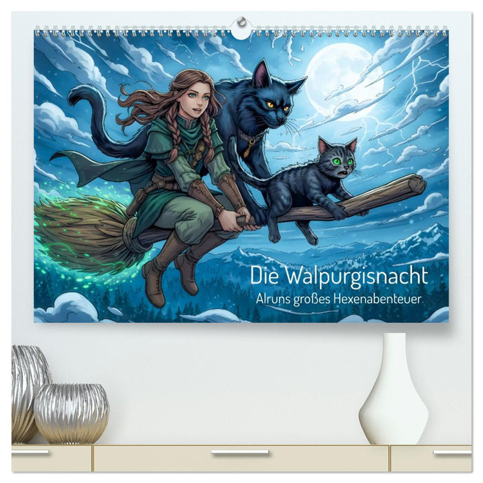 Die Walpurgisnacht - Alruns großes Hexenabenteuer (CALVENDO Premium Wandkalender 2027)
