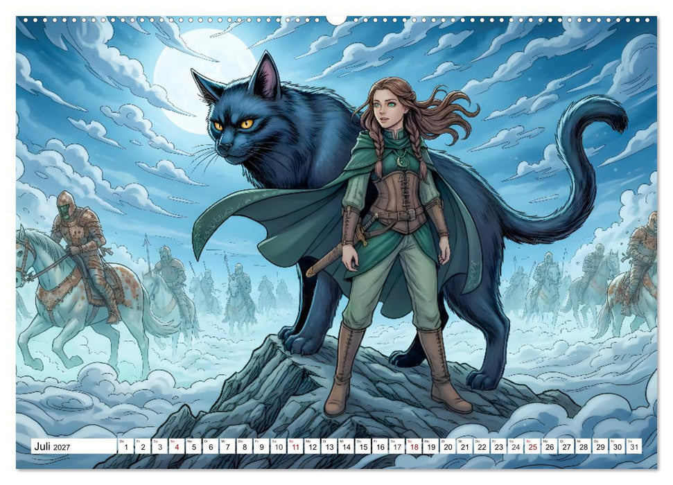 Die Walpurgisnacht - Alruns großes Hexenabenteuer (CALVENDO Premium Wandkalender 2027)