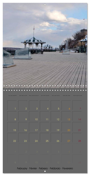 Québec au fil des rues (CALVENDO Calendrier mensuel 2027)