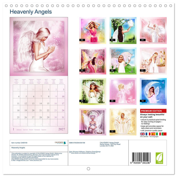 Heavenly Angels (CALVENDO Monthly Calendar 2027)