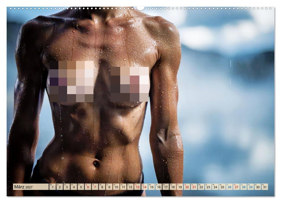 Schöne Körper im kühlen Nass - Abstrakt (CALVENDO Wandkalender 2027)