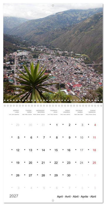 A Journey to Ecuador (CALVENDO Monthly Calendar 2027)