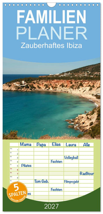 Zauberhaftes Ibiza (CALVENDO Familienplaner 2027)