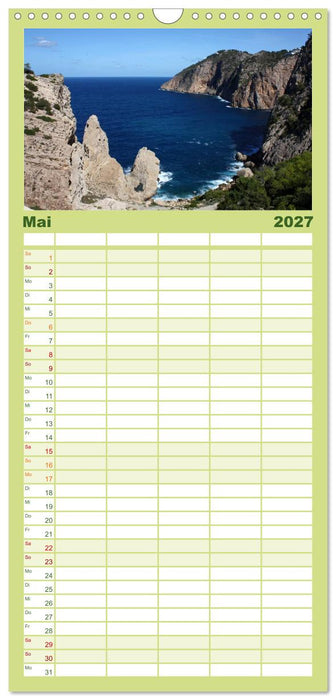 Zauberhaftes Ibiza (CALVENDO Familienplaner 2027)