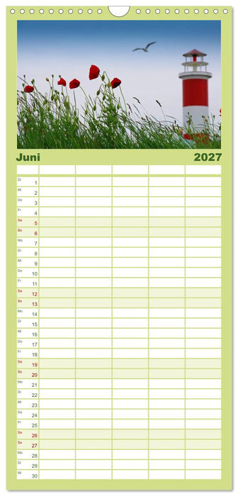 Mohnblumen Träume (CALVENDO Familienplaner 2027)