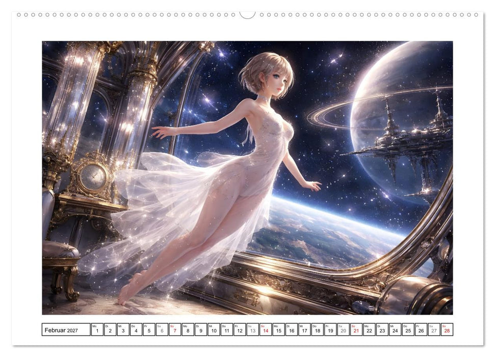 Raumschiff Schönheiten (CALVENDO Wandkalender 2027)