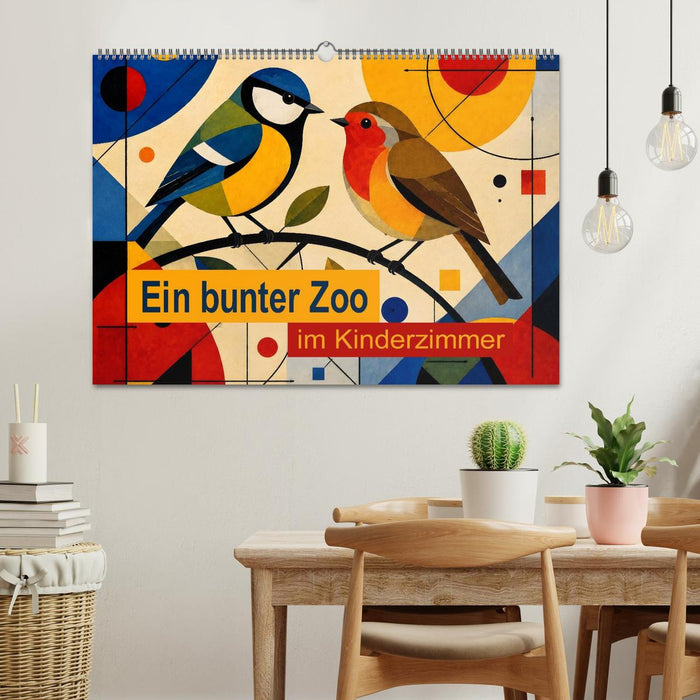 Ein bunter Zoo im Kinderzimmer (CALVENDO Wandkalender 2027)